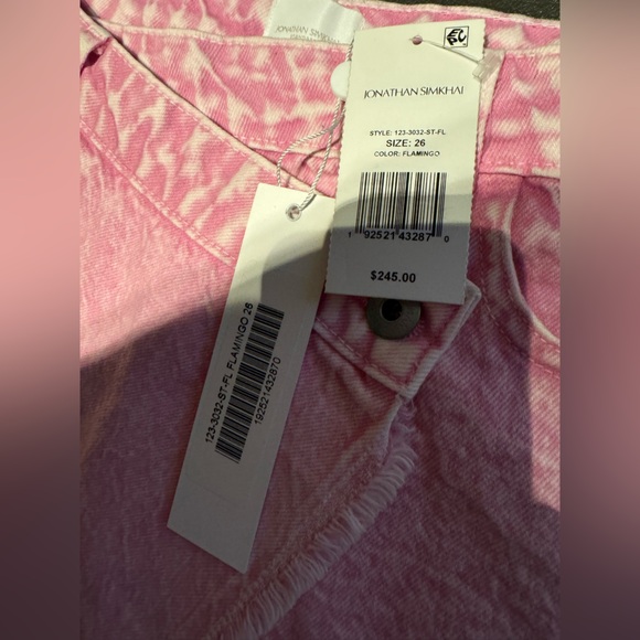 Jonathan Simkhai Malta Mini Denim Wrap Skirt NWT - Picture 6 of 8